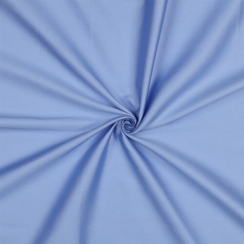 Baumwollsatin - hellblaulila