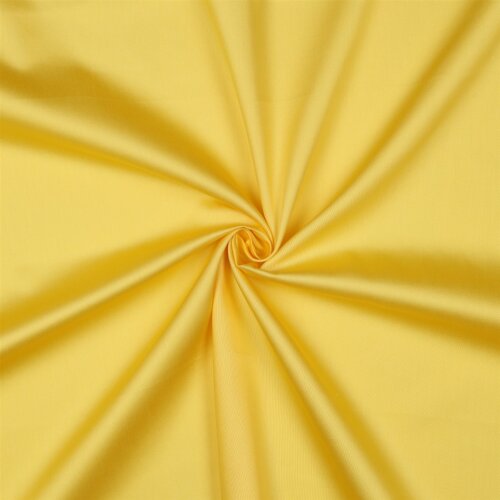 Baumwollsatin - gelb