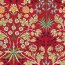Interieurstoff Panama Blumen - rot