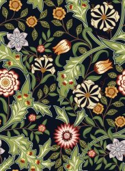 Interieurstoff Panama Blumen