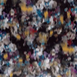 Polyester Satin verschwommene Kunst - stahlblau