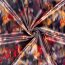 Polyester Satin verschwommene Kunst - tiefrot