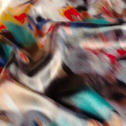 Polyester Satin verschwommene Kunst - grün