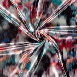Polyester Satin verschwommene Kunst - koralle