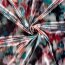 Polyester Satin verschwommene Kunst - koralle