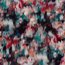Polyester Satin verschwommene Kunst - koralle