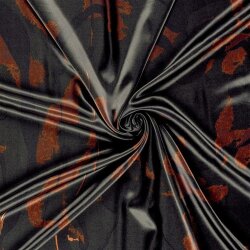 Polyester Satin Kunst - schwarz