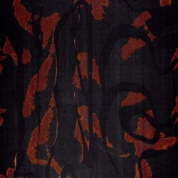 Polyester Satin Kunst - schwarz