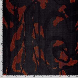 Polyester Satin Kunst - schwarz