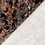 Polyester Satin bunte Tierfellkunst - rost