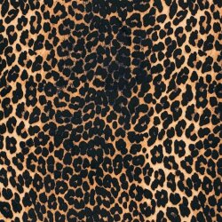 Polyester Satin Samt LEOPARD