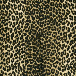 Polyester Satin Samt LEOPARD
