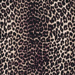 Polyester Satin Samt LEOPARD