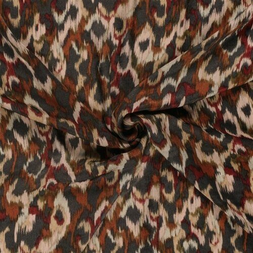 Polyester Satin Samt verschwommene Kreise - antikpink