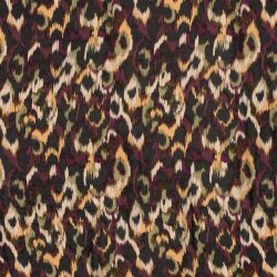 Polyester Satin Samt verschwommene Kreise - lila