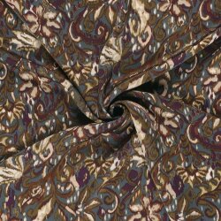 Satin Duchesse Paisley