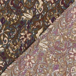 Satin Duchesse Paisley