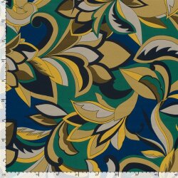 Satin Duchesse bunte Blumenmuster - helloliv