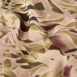 Viskose Twill Blumenmuster - soft helloliv