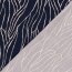 Viskose Twill Streifenmuster - dunkelblau