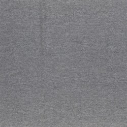 Baumwolljersey Lurex Uni - silber