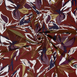 Viskose Jersey Blumen