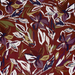 Viskose Jersey Blumen