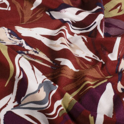 Viskose Jersey Blumen