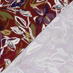 Viskose Jersey Blumen
