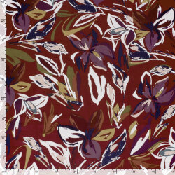 Viskose Jersey Blumen