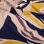 Viskose Jersey bunte Formen - dunkelblau