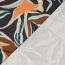 Viskose Jersey bunte Formen - dunkelgrau
