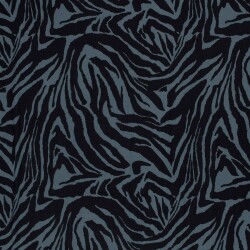Viskose Jersey Zebrastreifen - stahlblau