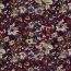 Viskose Jersey Blumen - dunkelblau
