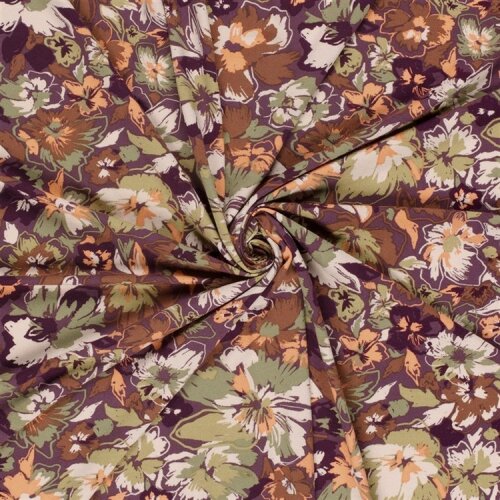 Viskose Jersey Blumen