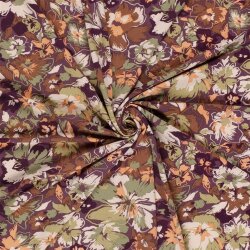 Viskose Jersey Blumen