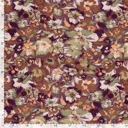 Viskose Jersey Blumen