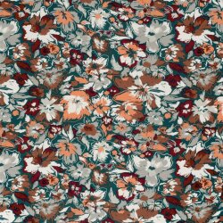 Viskose Jersey Blumen