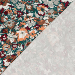 Viskose Jersey Blumen