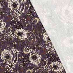 Viskose Jersey Blumen