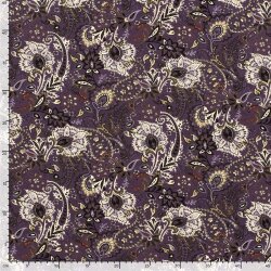 Viskose Jersey Blumen