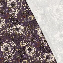 Viskose Jersey Blumen