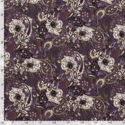 Viskose Jersey Blumen