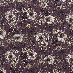Viskose Jersey Blumen
