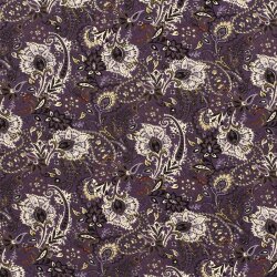 Viskose Jersey Blumen