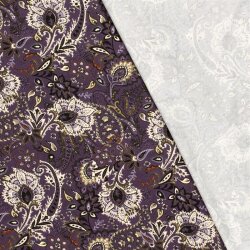 Viskose Jersey Blumen