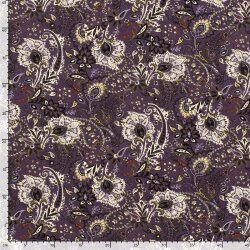 Viskose Jersey Blumen