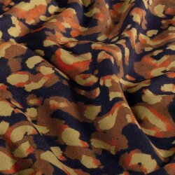 Romanit Jersey "Punta di Roma" Leotupfen - dunkelblau