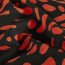 Romanit Jersey "Punta di Roma" Tupfen - orangerot