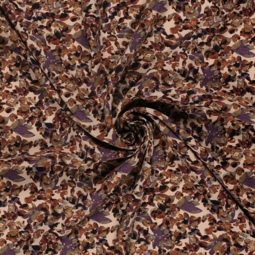 Viskose Popeline Abstract